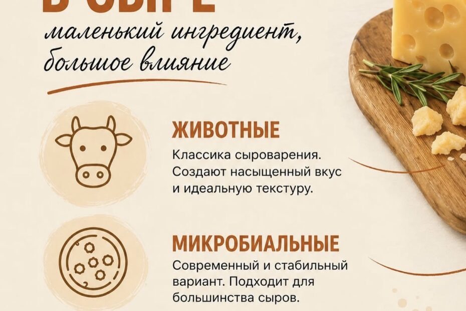 Ферменты в сыре